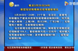 新型冠状肺炎疫情实时动态，新冠疫情实时动态