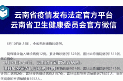 云南新增7例本土确诊，云南无新增本土确诊病例
