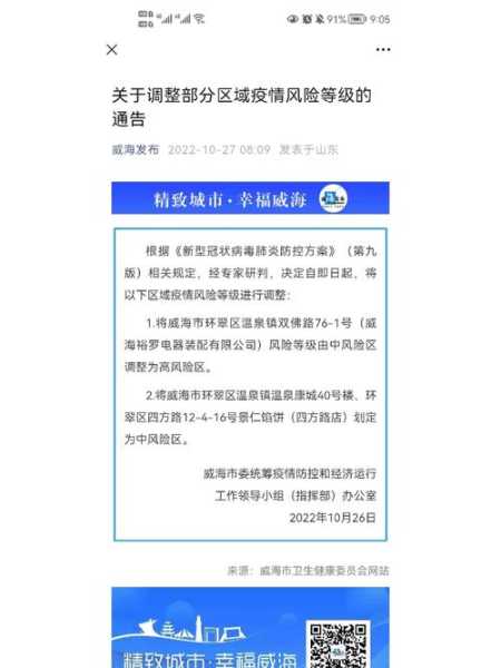 山东威海疫情最新情况(威海疫情最新消息今天新增病例)