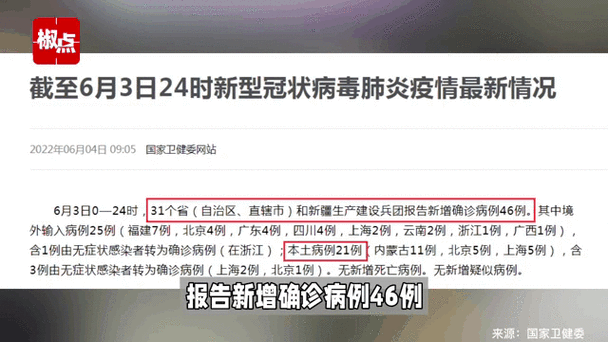 31省份新增本土病例6（31省市新增本土病例最新消息）