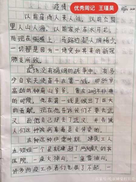 疫情期间的感悟心得小学三年级(疫情三年简短感想)