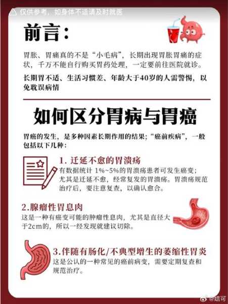 胃病变胃癌前一般有5个症状（胃炎的早期症状有哪些）