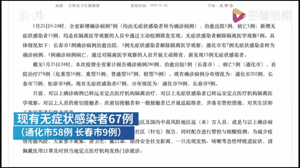 吉林本轮疫情为2月下旬输入(吉林疫情最新情况消息)