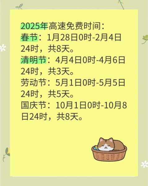 2022年元旦高速免费几天（2022年高速免费时间表最新公布日）