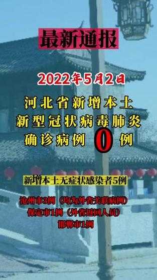 河北新增无症状感染者6例,河北发现一例无症状感染者