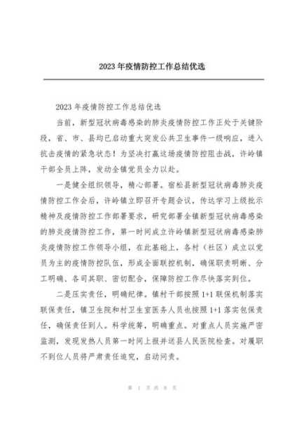 疫情防控工作总结小标题，疫情防控工作汇报标题