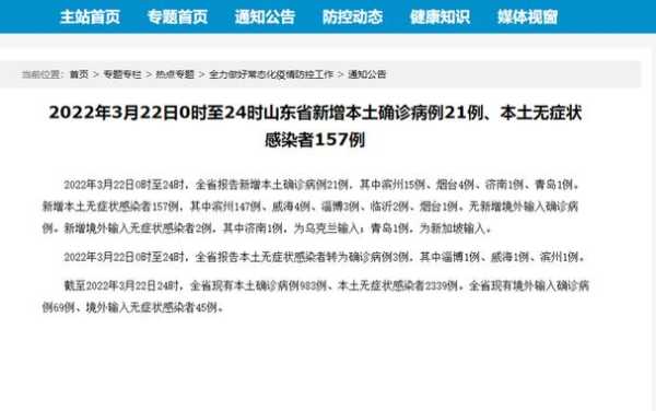 山东最新疫情数据统计，山东最新疫情